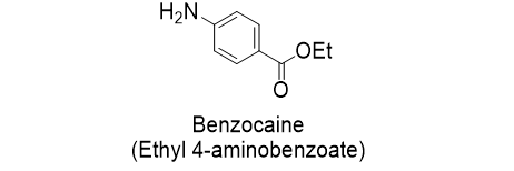 Benzocaine chemical structure